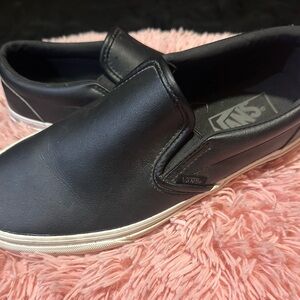 Vans Black Slip-On Shoes